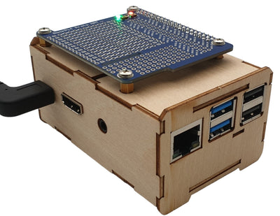 ecoPI Easycase Developer wood housing for ROCK 4