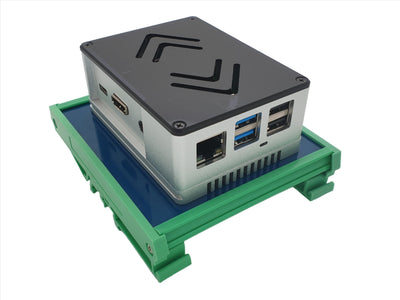 DIN Rail Kit including ecoPI PRO Aluminum housing