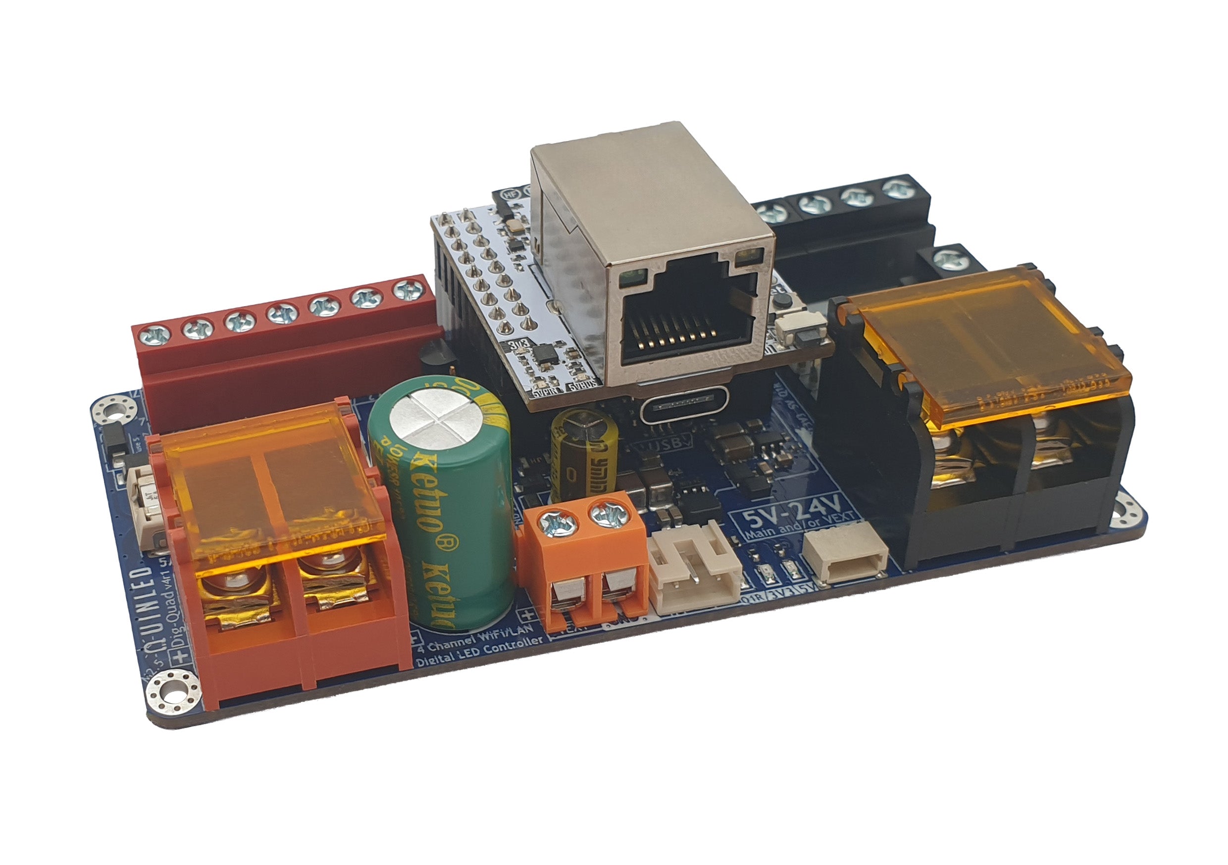 QuinLED Dig Quad v4 DIGITAL LED controller