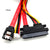 SATA Data and Power Extension cable with JST connector