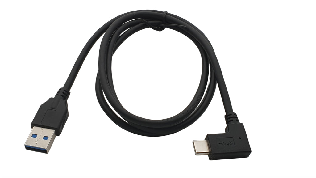 USB-C3.1 male 90° to USB3.0 A cable 1.0m