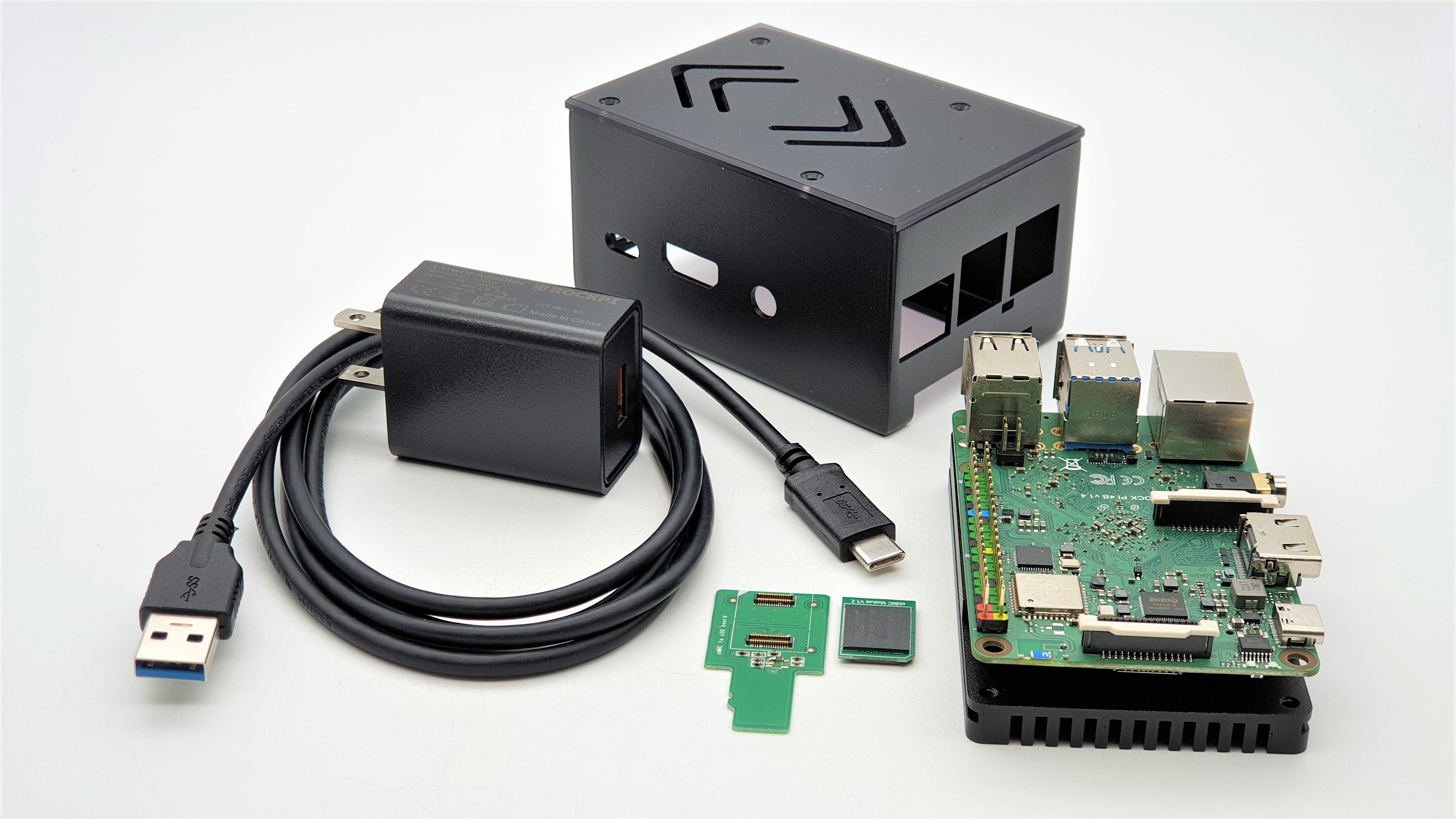 ecoPI Starter Case Kit with Rock Pi 4