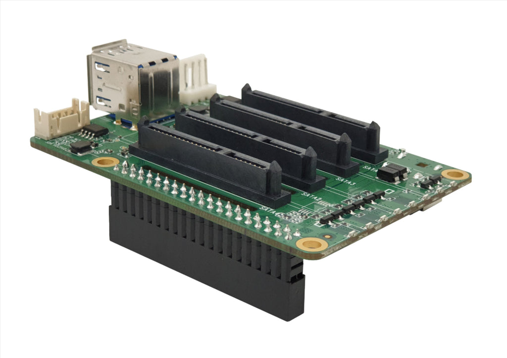 Dual/Quad SATA HAT for Raspberry PI 4 or Raspberry Pi 3/3B+ – ALLNET China