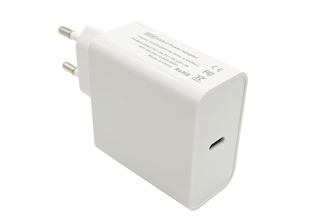 PD 45W power supply with USB-C connector