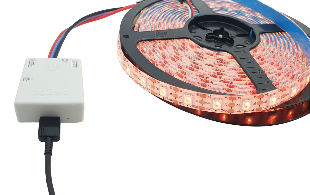 Hama USB Led Light Strip with Integrated Control Unit, RGB, 1 m, 12 Pcs. in  Disp