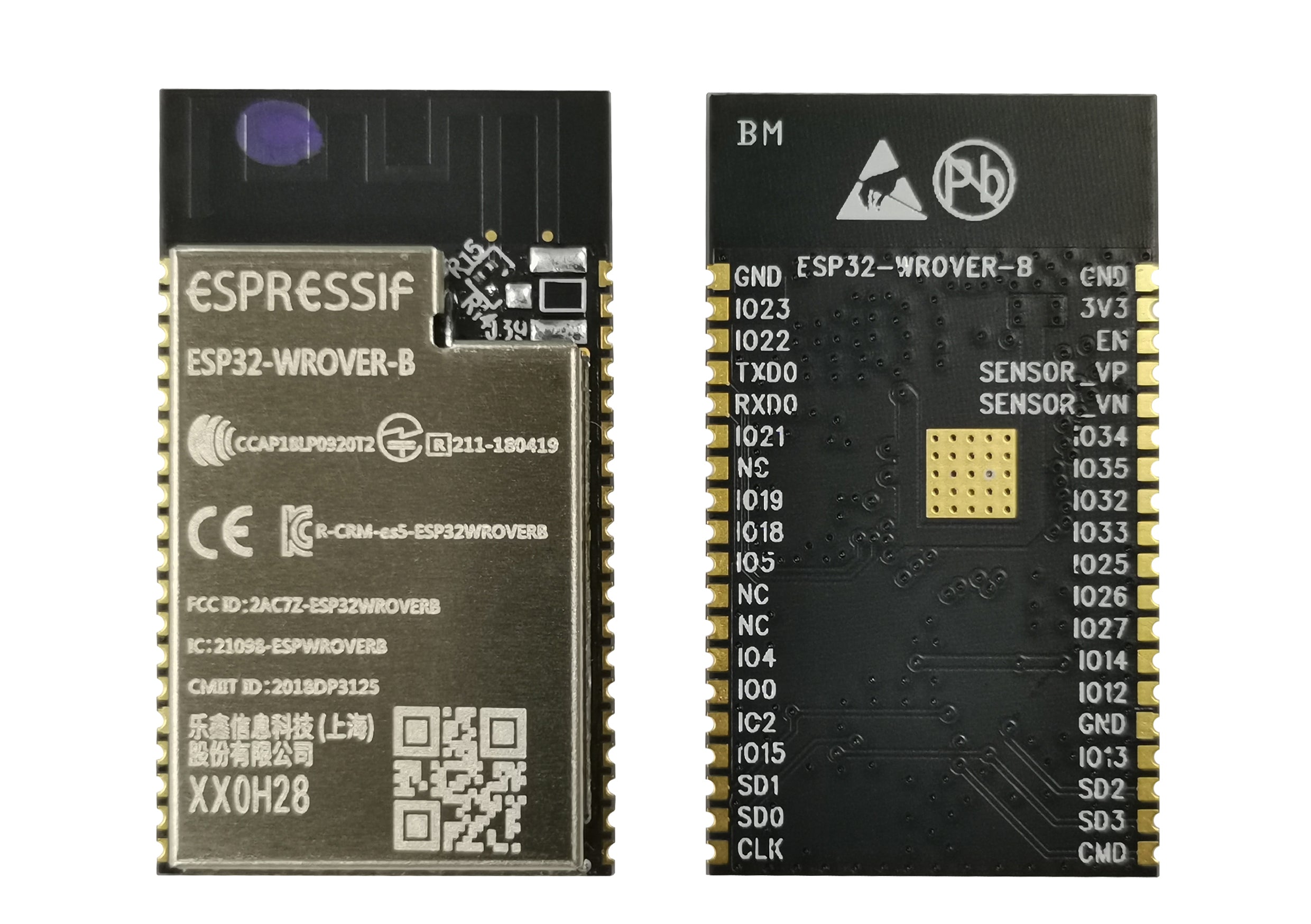 Espressif ESP32-WROVER-B 16MB flash
